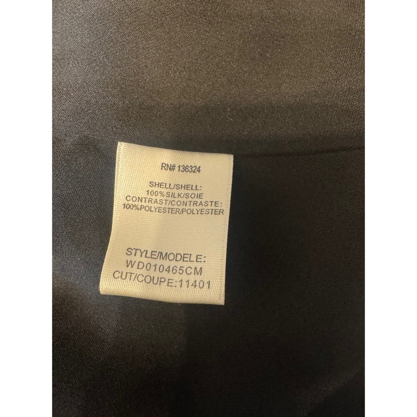 Halston Heritage Black Silk Sleeveless Blouse w/ Contrast Trim (XS / 100% Silk)