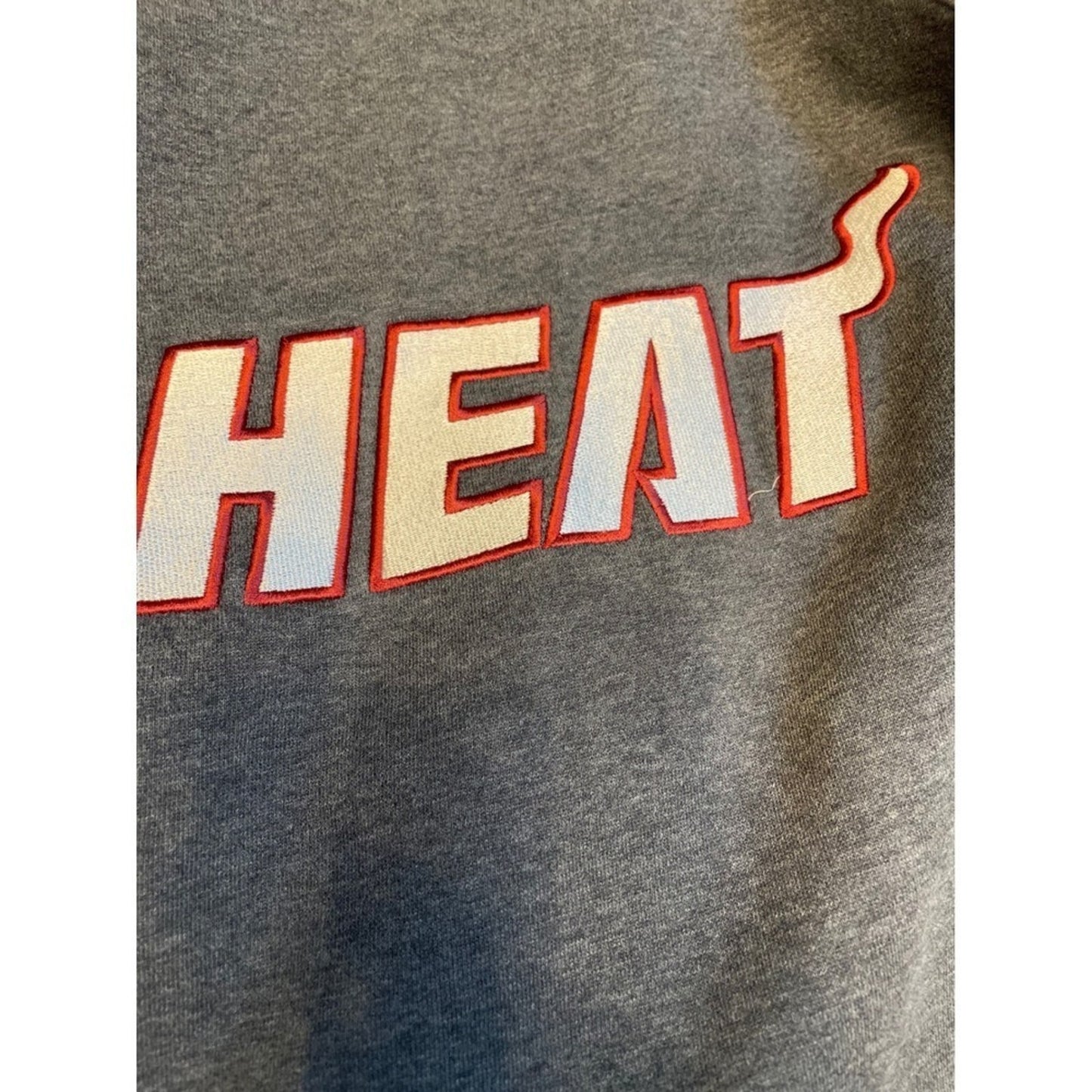 Adidas Basketball Letterman Hooded Jacket Gray Red Snap Button NBA Logo Size L