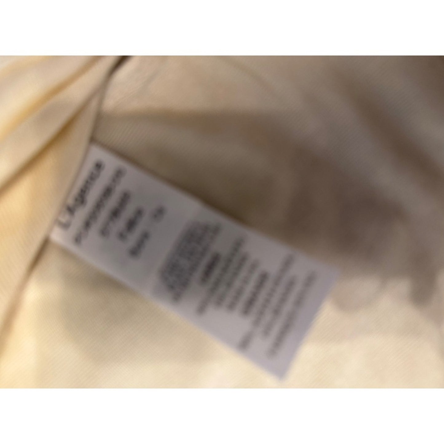 L'AGENCE Silk Blend Short Sleeve Blouse — Champagne Gold (S / Fits USA 2–4, NWT
