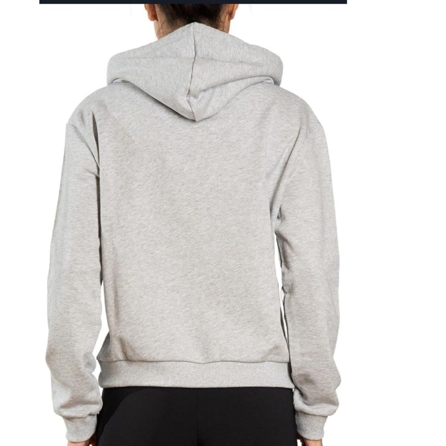 Moschino Underwear Grey Teddy Bear Hoodie Zip Up Sweatshirt size M