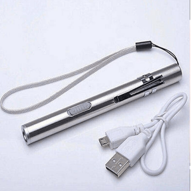 USB Cable 400 lumens Rechargeable Small Bright Penlight Mini LED Pen Flashlight Pocket Flashlight for Camping Outdoor Work Repair - Trendy Vendy LA