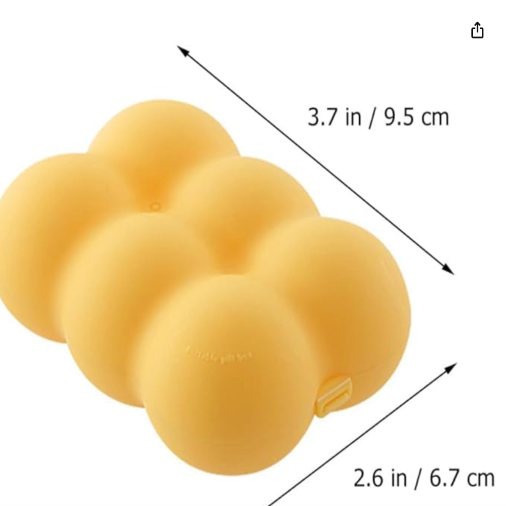 Compact 6-Grid Travel Pill Box