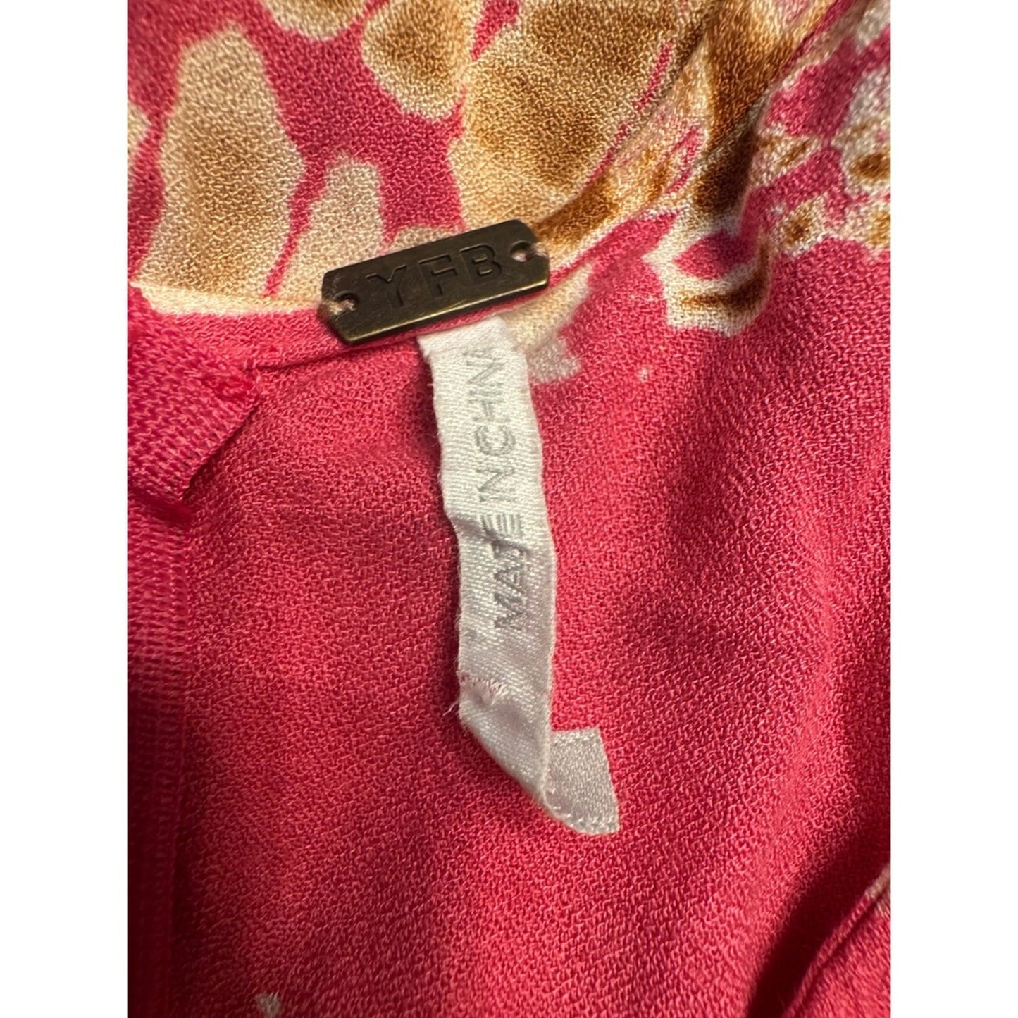 YFB Clothing Pink Tie Dye Sleeveless Maxi Dress Casual Summer XS