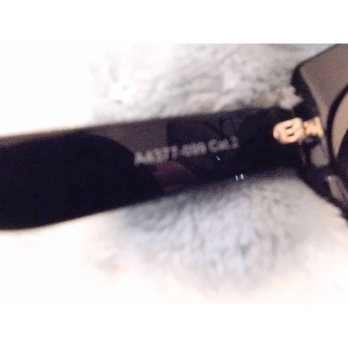Ganni Black Chunky Sunglasses Designer Statement Frames