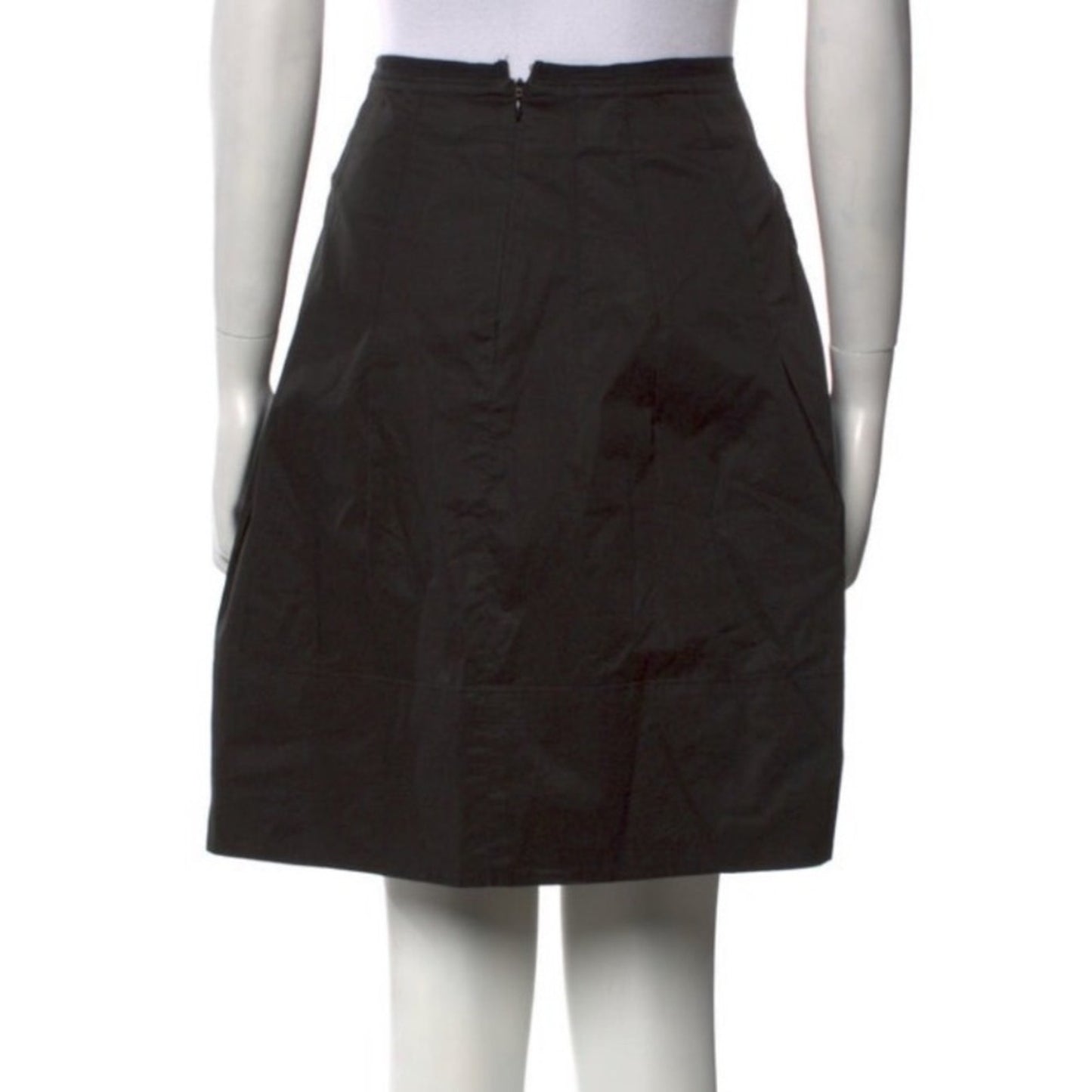 Vince Knee Length Skirt Black Size M US 8 A Line Classic Style