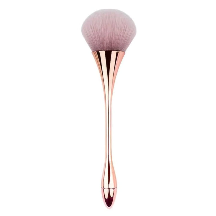Rose Gold Large Powder Blush Brush - Trendy Vendy LA