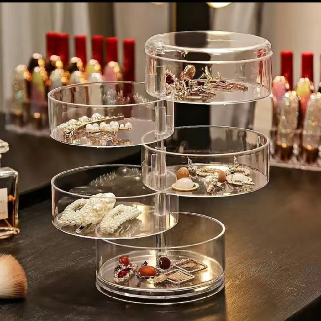 Rotating Jewelry Storage Box - Trendy Vendy LA