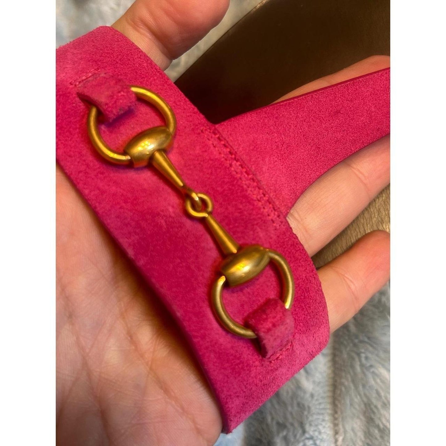 Gucci horsebit thong sandals womens