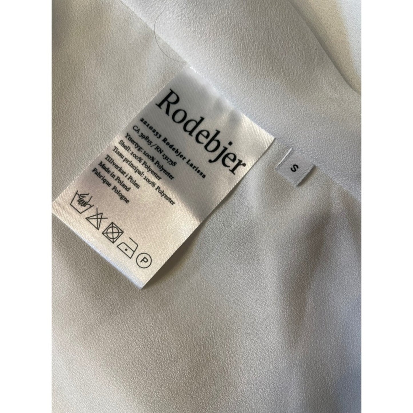 Rodebjer Larissia Sequin Maxi Skirt White Size S Polyester