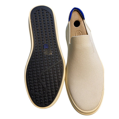 Rothy's The Slip On Sneaker Womens 8 M 6.5 Beige Knit Comfort Shoes