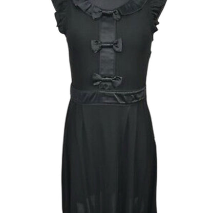 Marc By Marc Jacobs  Black Bow Midi Jersey size L Chic, Classy, Totally On-Trend
