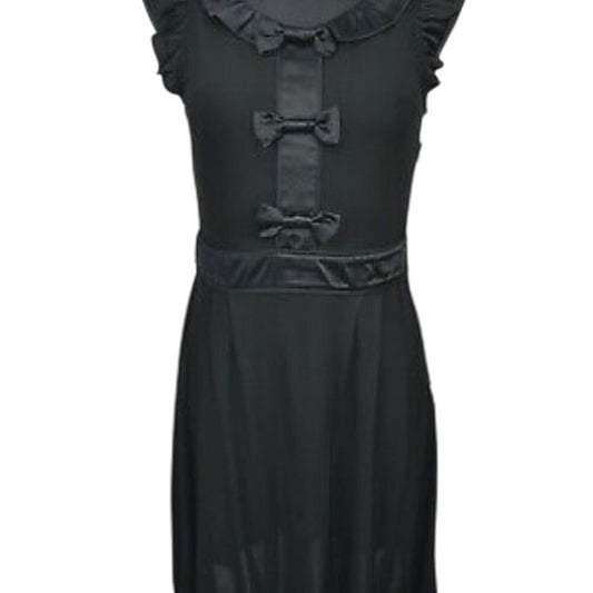 Marc By Marc Jacobs  Black Bow Midi Jersey size L Chic, Classy, Totally On-Trend