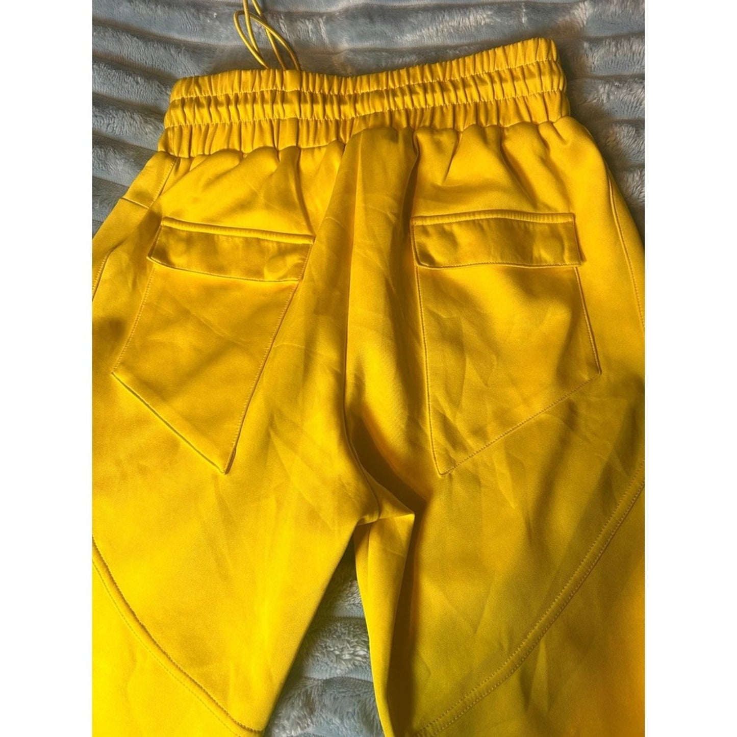 Guapi Aaron Wilhelm Moto Joggers Mens 30 Yellow Limited Edition Biker Pants