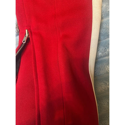 Fear of God Fifth Collection 2017 Track Pants Mens Red Cream Side Stripe Zip XLG