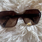 Prada VIQ-6S1 Oversized Shield Sunglasses
