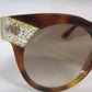 Jimmy Choo Tortoise Glitter Sunglasses  150‎ Q9W 140