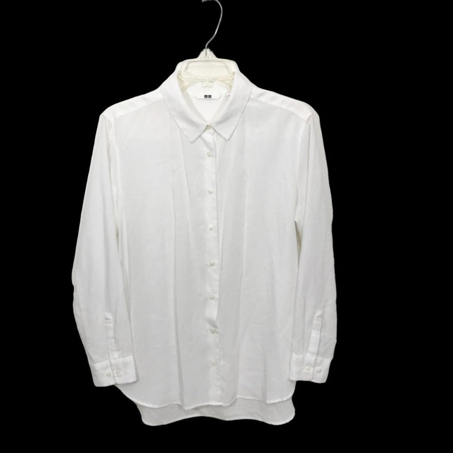 UNIQLO Long Sleeve‎ Button Down Shirt White L