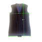 St. John Knits Sleeveless Sweater Vest Blue Black Knit Top Designer M