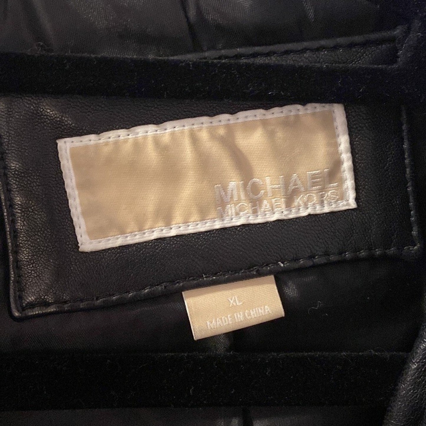 Michael Michael Kors Leather Jacket XL