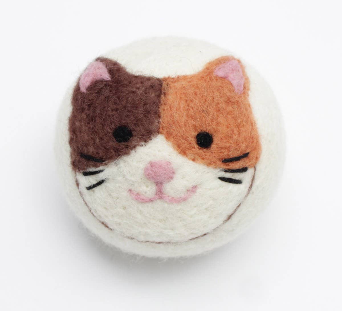 Cats: Eco Wool Dryer Balls Fair-Trade: Calico Cat