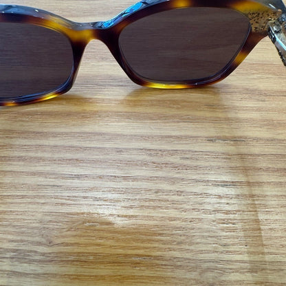 Jimmy Choo Tortoise Glitter Sunglasses  150‎ Q9W 140