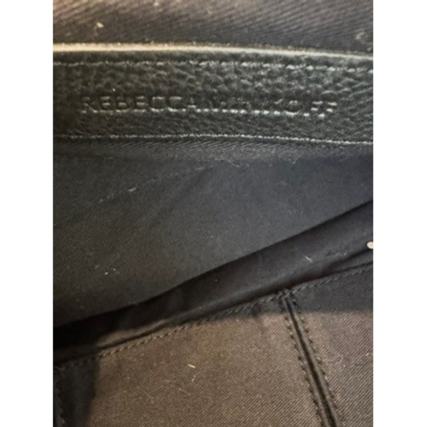 Rebecca Minkoff Geometric Beaded Tote Bag Black White Red Embroidered Top Handle