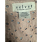 Velvet Graham Spencer Eyelet Wrap Dress XS Pink Beige Made in USA Puff Sleeve