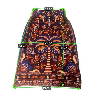 Farm Rio Tropical Print Cropped Sweater & Midi Skirt Set size L