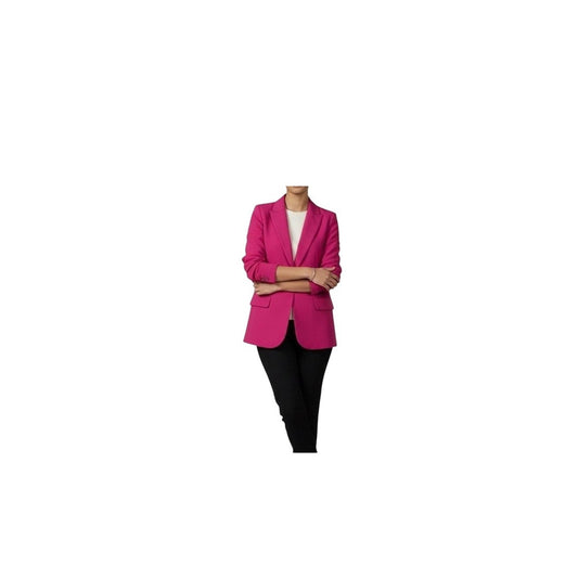 ZADIQ & Voltaire lHot Pink Blazer Jacket Open Front Long FR 38