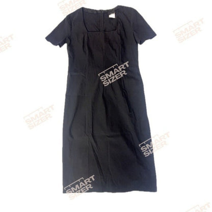 D&G Dolce & Gabbana Black Midi Dress – Size IT 42 (US 6)