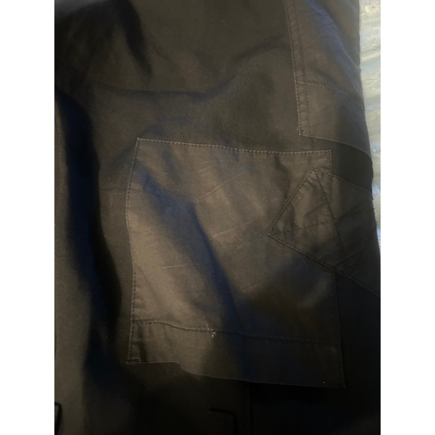 Proenza Schouler Black Patchwork Cargo Pants Size 4
