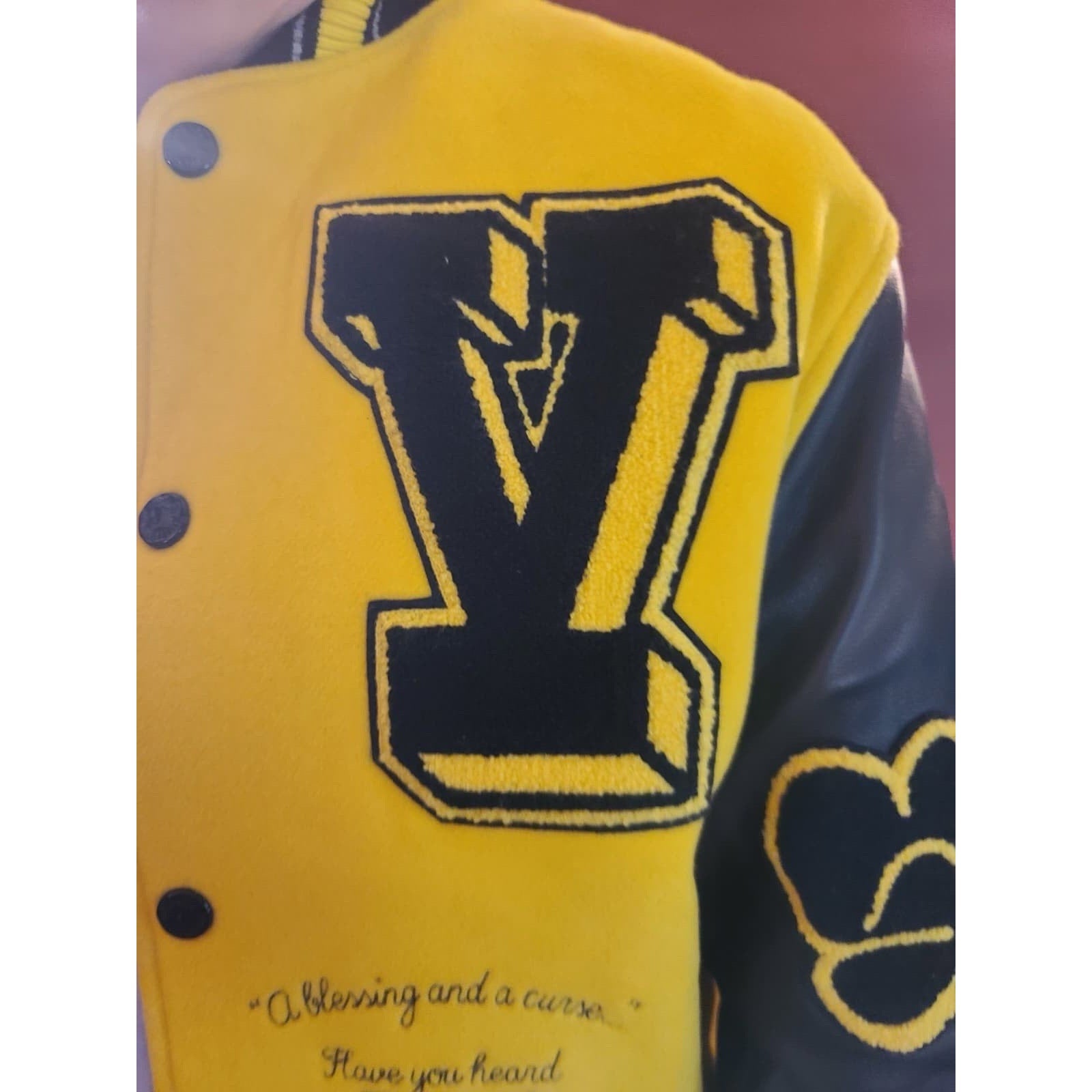 Louis Vuitton SS22 Panther Varsity Jacket Virgil Abloh Amen Break FR 50 Wool
