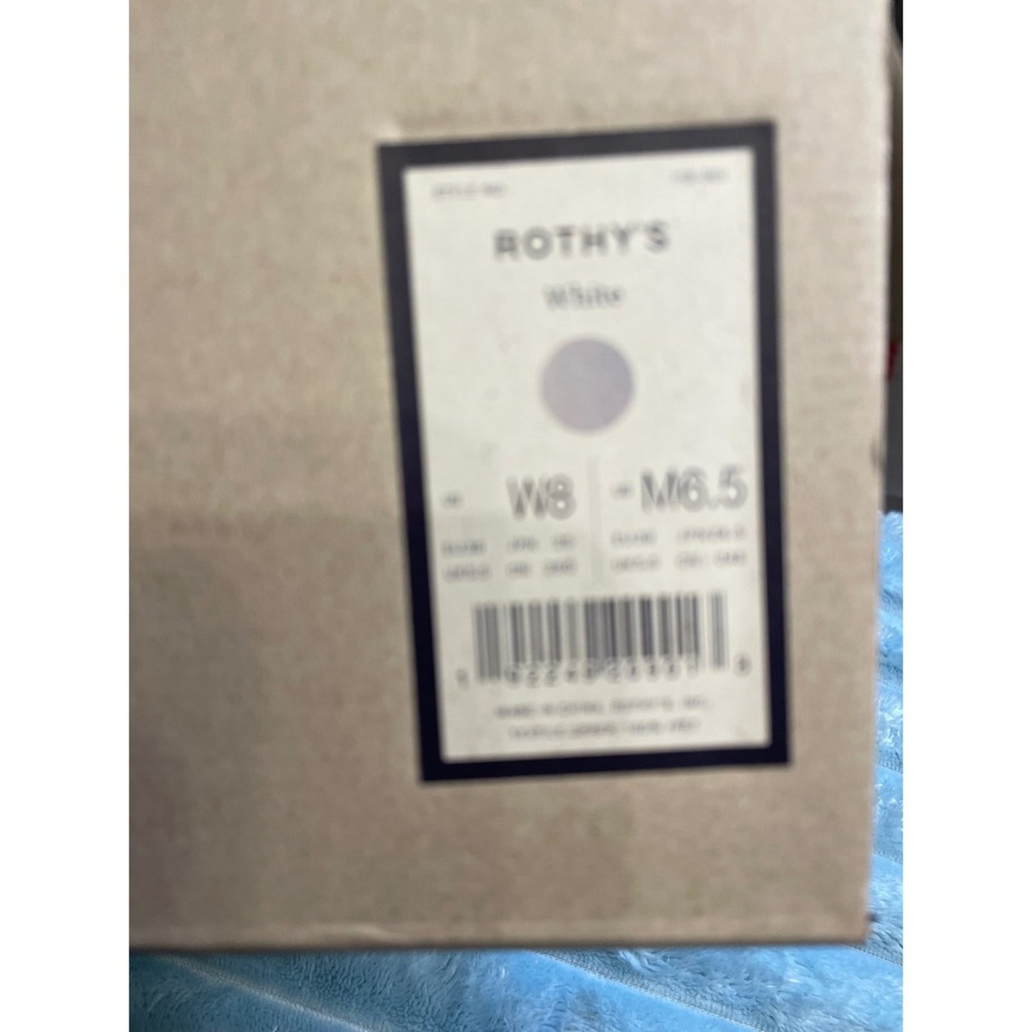 Rothy's The Slip On Sneaker Womens 8 M 6.5 Beige Knit Comfort Shoes