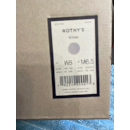 Rothy's The Slip On Sneaker Womens 8 M 6.5 Beige Knit Comfort Shoes