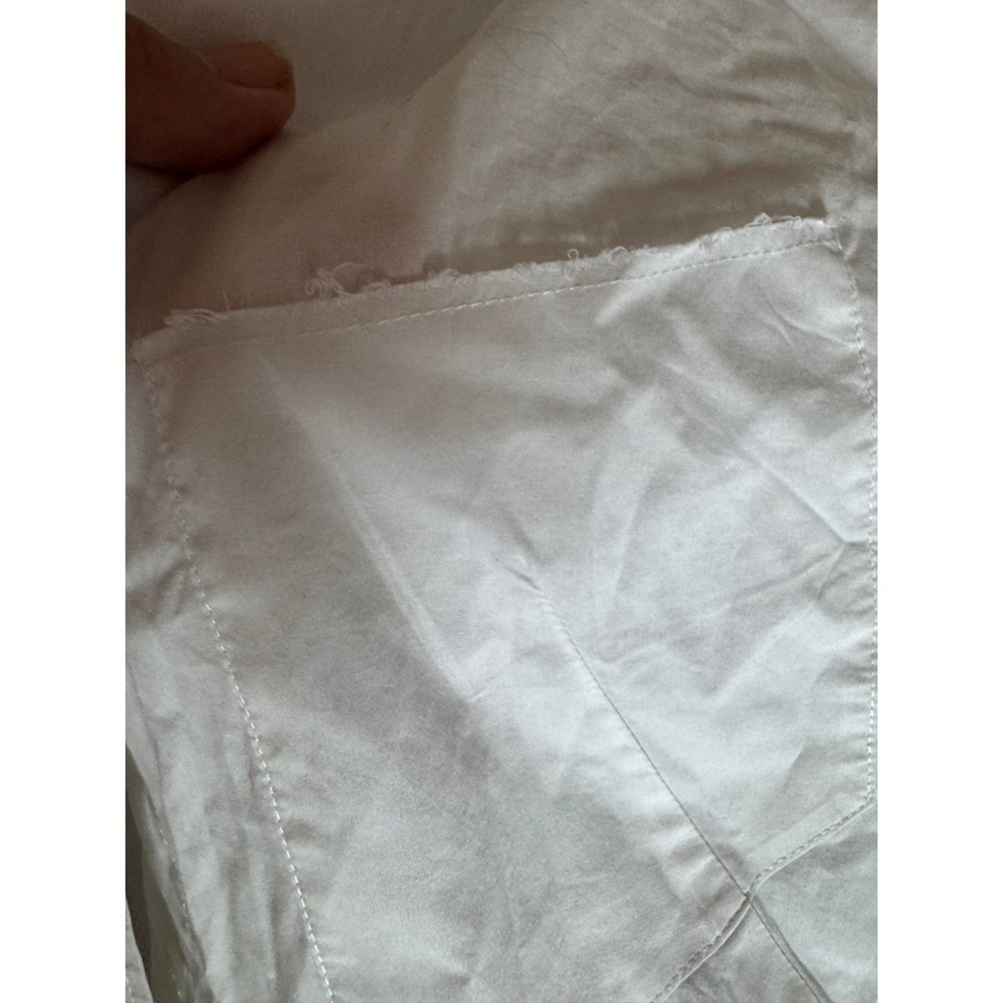 Acne Studios White Cotton Shirt Dress – Size 38 (US 6)