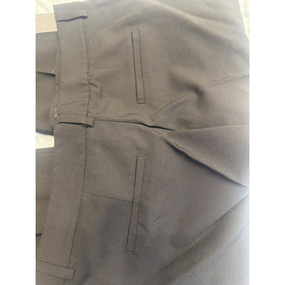 Vince Womens Gray Black Wool Blend Trousers Side Stripe Dress Pants Size 12