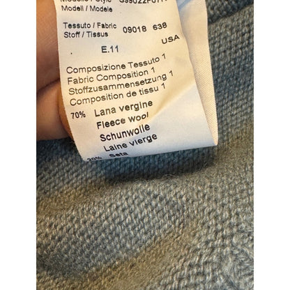 Italian Wool Silk Cashmere V-Neck Knit Sweater Top
