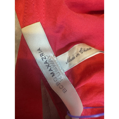 BCBGMAXAZRIA Red Lace Midi Dress Size 0 Cocktail Party Wedding Guest
