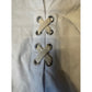 Veronica Beard Jeans White Sleeveless Lace Up Corset Detail Top Size Small