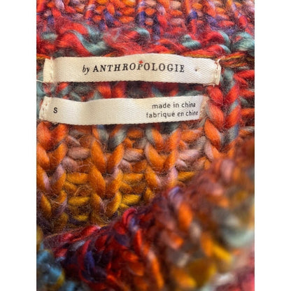 Anthropologie Multicolor Striped Knit Sweater Size S