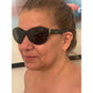 Dolce & Gabbana 6052 Wraparound Sunglasses Brown Tortoise Y2K Italy 135