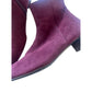 Eliot Zed London Suede Ankle Boots – Burgundy, Made in Italy (Size 39) USA 8.5