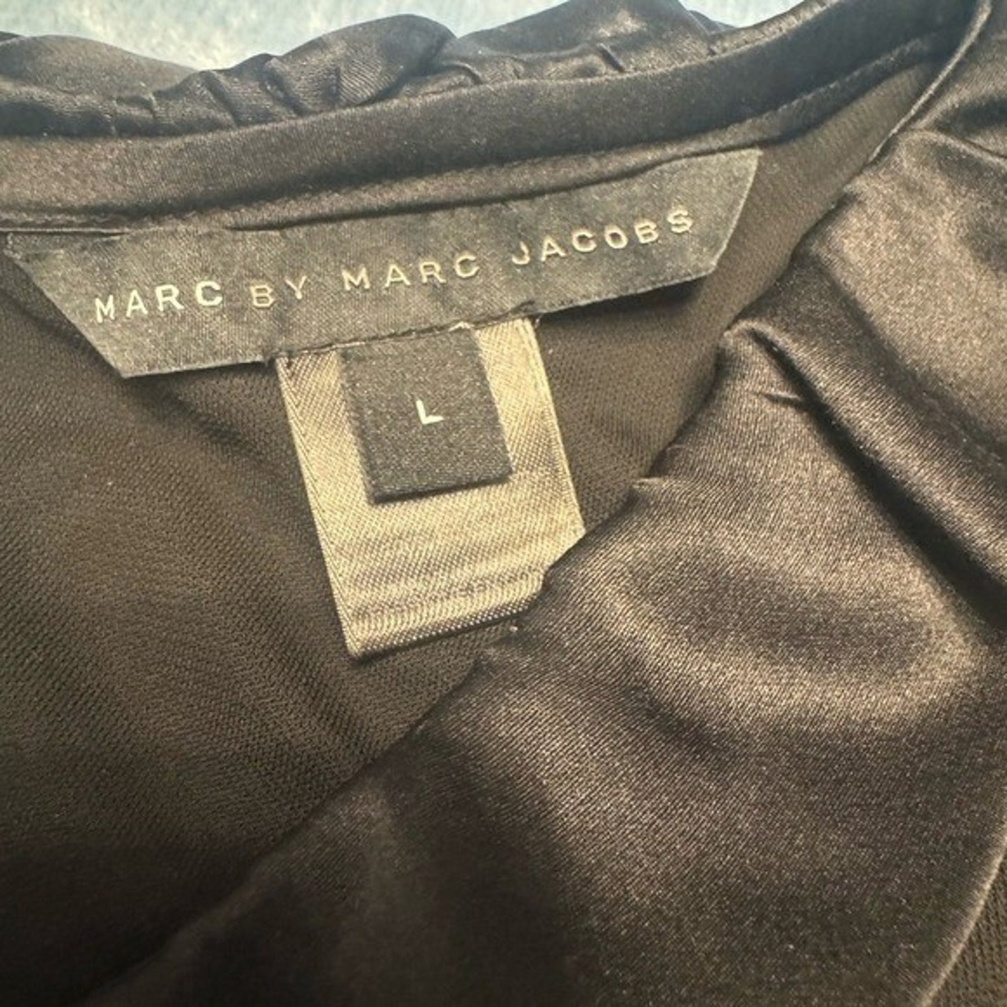 Marc By Marc Jacobs Black Bow Midi Jersey size L Chic, Classy, Totally On-Trend