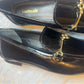 Larroudé Katherine Black Patent Loafers Size 6