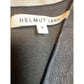 Helmut Lang Black Leather Sleeveless Top – Minimalist V-Neck – Size 4