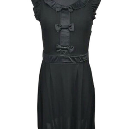 Marc By Marc Jacobs Black Bow Midi Jersey size L Chic, Classy, Totally On-Trend