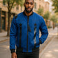 Vie+Riche Paris Royal‎ Blue Bomber Jacket XXL Streetwear Star Stripe Design