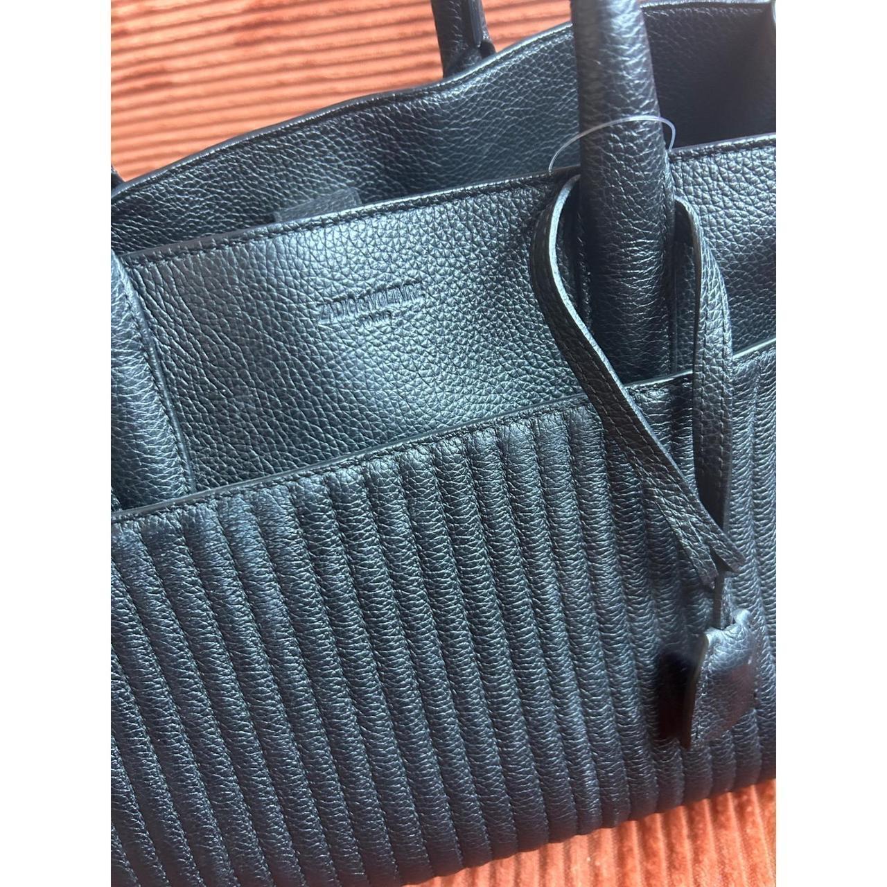 Zadig & Voltaire Sunny Tote Women's Medium Black Excellent Quilted Leather Skull