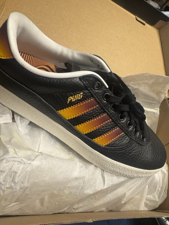 Adidas Puig Indoor Black Shadow Red Yellow Mens Shoe