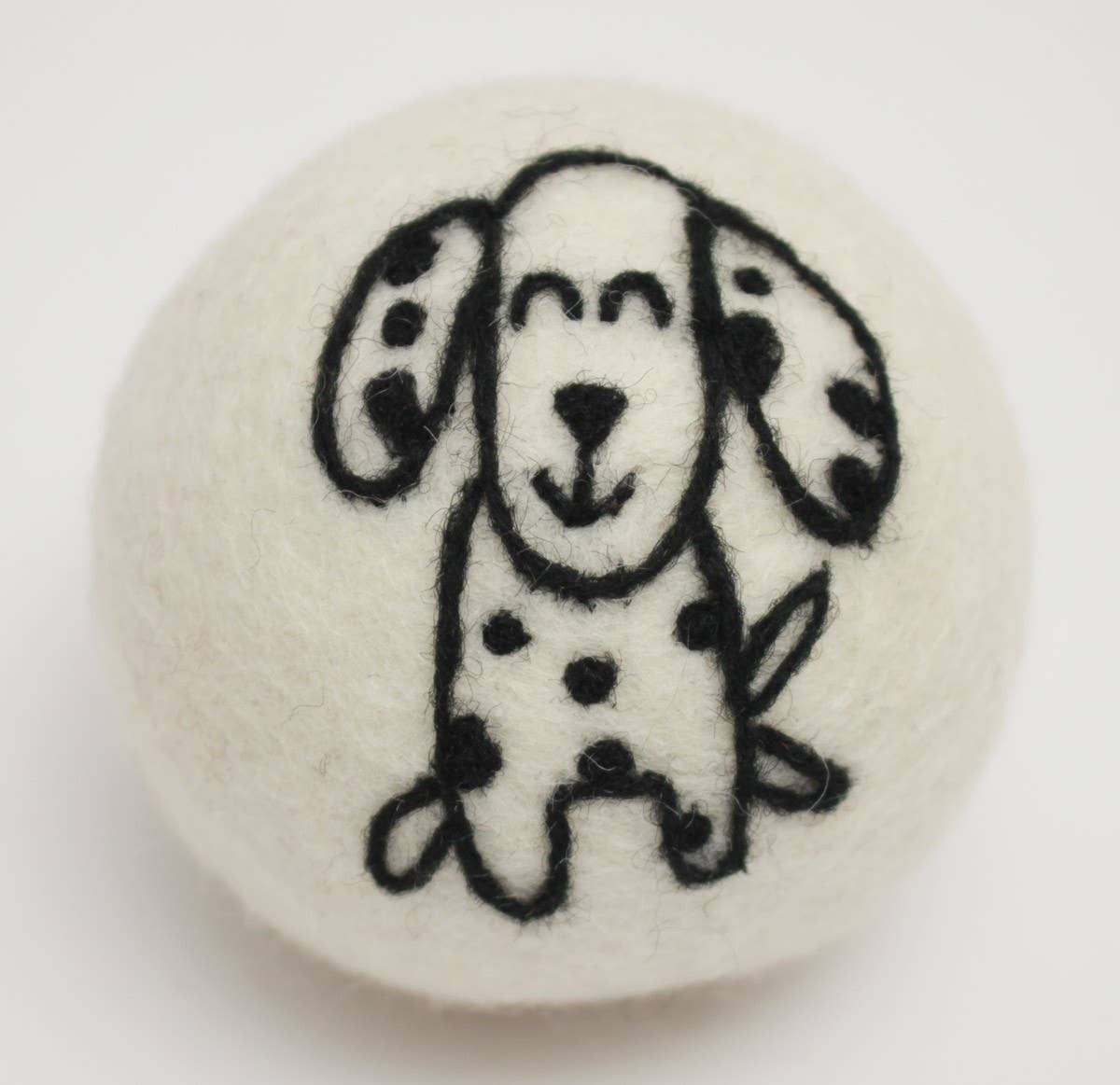 Dogs: Eco Wool Dryer Balls Fair-Trade: Brown Dog